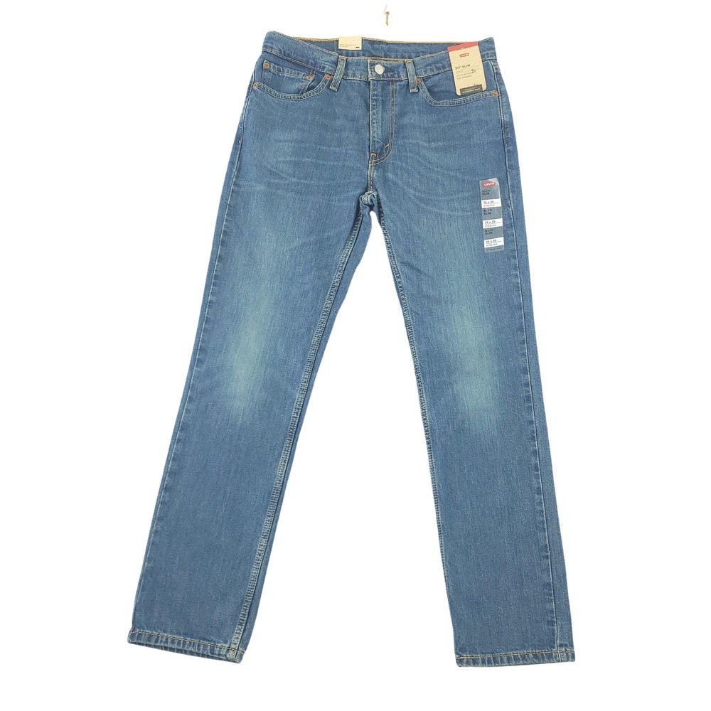 Levis 511 Slim Jeans Mens 32x30 Blue Medium Wash Stretch Denim Pants Casual